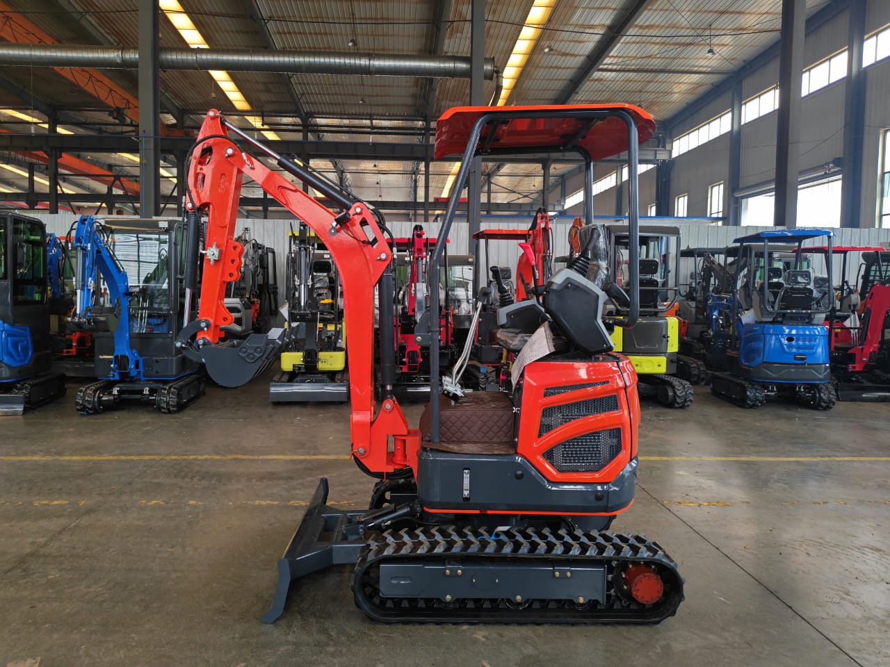 2 tonnen Bagger ohne Kabine Bild 1